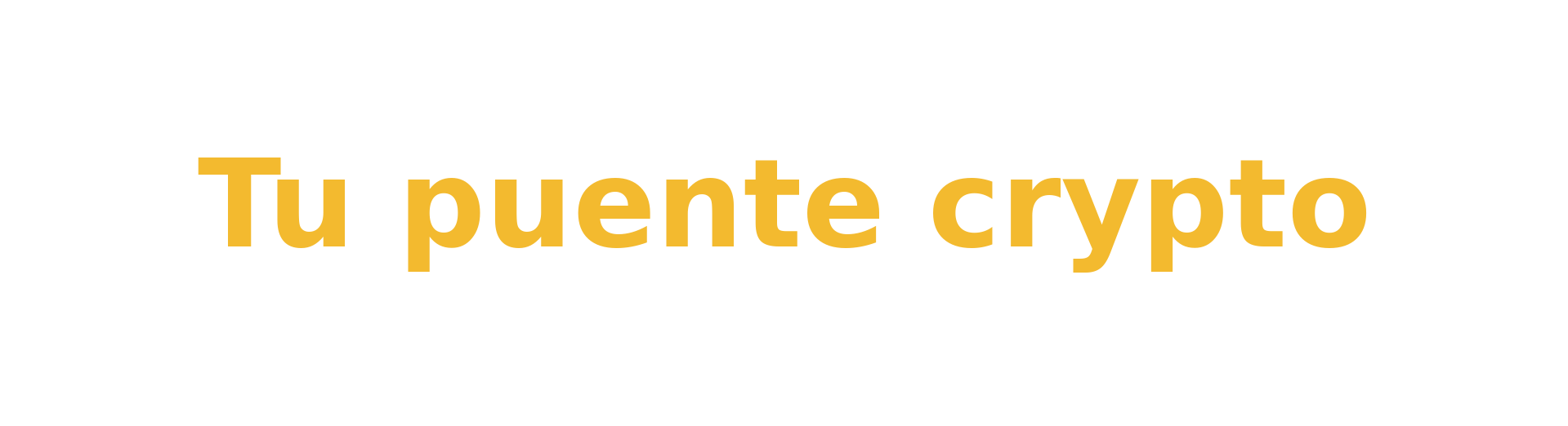 Banner: Tu puente crypto